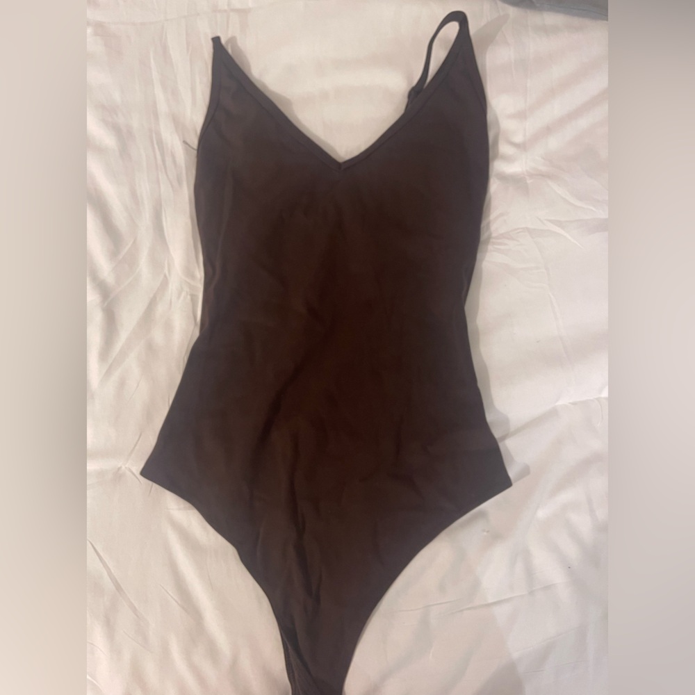 Garage Chocolate Brown Bodysuit